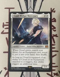 Cloud, Midgar Mercenary - Final Fantasy Regular MTG - Image 1