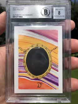 MOX JET, ARTIST PAINTING / PROOF, MAGIC MTG, POWER 9, DAN FRAZIER, BAS 8! - Image 1