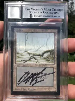 MOX JET, ARTIST PAINTING / PROOF, MAGIC MTG, POWER 9, DAN FRAZIER, BAS 8! - Image 2