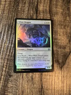 White Dragon Foil (041) Adventures in the Forgotten Realms AFR MTG Magic - Image 1