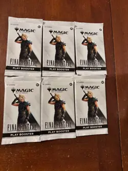 (6) Magic the Gathering: Final Fantasy - Play Booster Packs - New Factory Sealed - Image 1