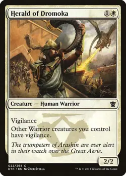 Herald of Dromoka [Dragons of Tarkir] Magic MTG - Image 1