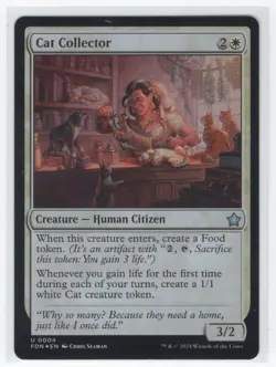#4 2024 Foundations Foil Cat Collector Uncommon - Image 1