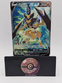 Kleavor V SWSH248 Sword & Shield Black Star Promo Full Art Holo Pokemon Card NM - Image 1
