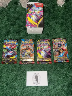 Pokemon TCG Mega Evolutions Half Booster Box (18 Packs) Unsealed - Image 3