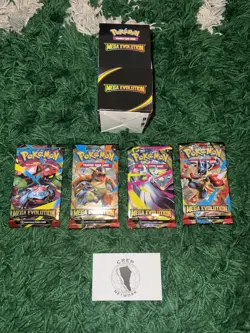 Pokemon TCG Mega Evolutions Half Booster Box (18 Packs) Unsealed - Image 4