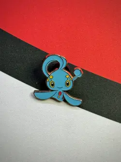 Manaphy Mythical Collection Metal Enamel Pin Brand NEW Pokemon 2016 - Image 1