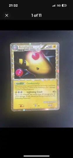 Pokemon TCG Ampharos & Flaffy Bundle 3 Cards Holo/non Holo Private Listing Only - Image 1