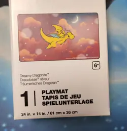 New In Box - Playmat Mat - PokemonCenter - Dreamy Dragonite - 151 - Image 1