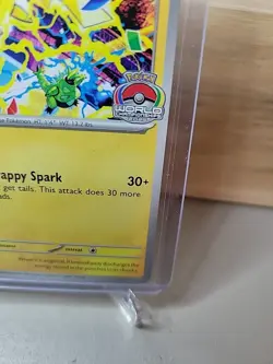 Pikachu Promo - 2025 World Championships - SVP EN 225 Pokemon Worlds *New* - Image 4