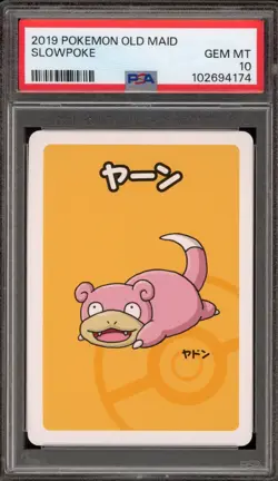 Pokemon Old Maid Slowpoke Japanese PSA 10 Gem Mint - Image 1
