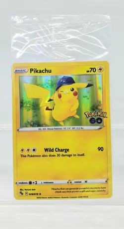 Pokemon TCG Pikachu 028/078 Pokemon GO Holo Rare - Promo - Image 1