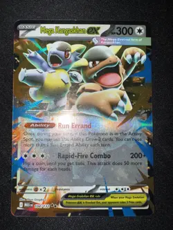 104/132 Mega Kangaskhan ex - ME01 Mega Evolution - Double Rare NM Pokemon - Image 1