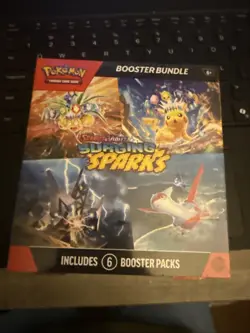 Pokemon TCG Surging Sparks Booster Bundle Scarlet and Violet 6 packs - Image 1