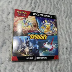 Pokemon TCG Surging Sparks Booster Bundle (6 Packs) Factory Sealed Minty Box! - Image 1