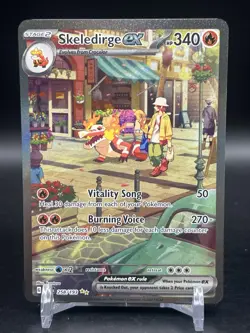 Pokemon TCG Skeledirge EX 258/193 Special Illustration Rare Paldea Evolved NM - Image 1