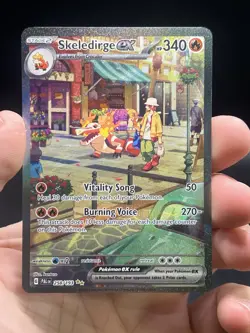 Pokemon TCG Skeledirge EX 258/193 Special Illustration Rare Paldea Evolved NM - Image 3