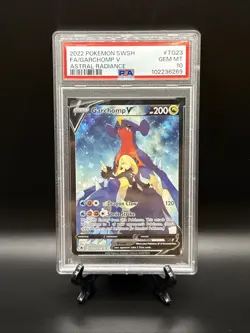 Garchomp V #TG23 Astral Radiance Trainer Gallery Pokemon TCG PSA 10 GEM MINT - Image 1