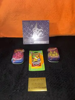 Pokemon Paldean Fates ETB Elite Trainer Box New Sealed+ Paldean Tins2 + mystery - Image 1
