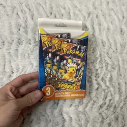 Pokemon TCG Surging Sparks 3 Booster Pack Box SEALED IN HAND 🔥 - Image 1