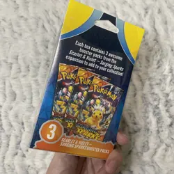 Pokemon TCG Surging Sparks 3 Booster Pack Box SEALED IN HAND 🔥 - Image 3