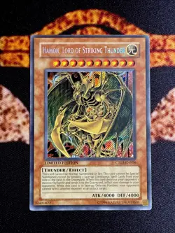 🔥YUGIOH • HAMON, LORD OF STRIKING THUNDER • SECRET RARE • CT03-EN006 • NM🔥 - Image 1