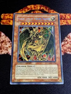 🔥YUGIOH • HAMON, LORD OF STRIKING THUNDER • SECRET RARE • CT03-EN006 • NM🔥 - Image 2