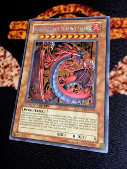 YUGIOH • URIA, LORD OF SEARING FLAMES • SECRET RARE • CT03-EN005 • LIMITED • NM - Image 3