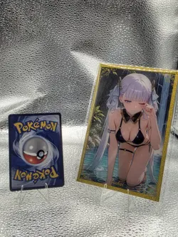 A6 Size Siwen Wave 2 Wuthering Waves Jinhsi Anime Waifu Hentai Card - Image 1