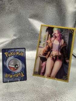 A6 Size Siwen Wave 2 One Piece Jewelry Bonney Anime Waifu Hentai Card - Image 1