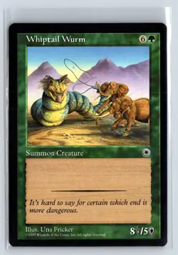 (2x) WHIPTAIL WURM - MTG Magic the Gathering Card - Portal - Uncommon - Image 1
