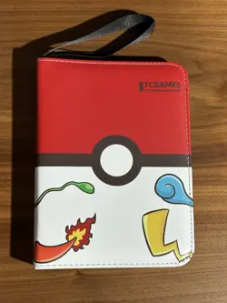 New TCGAMES Pokemon 440 Pocket Card Binder 4-Pocket Zipper Album 3-Ring 55 Pages - Image 1