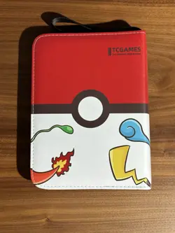 New TCGAMES Pokemon 440 Pocket Card Binder 4-Pocket Zipper Album 3-Ring 55 Pages - Image 2