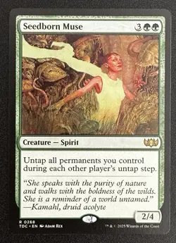 Seedborn Muse Commander: Tarkir: Dragonstorm Regular Card Near Mint - Image 1