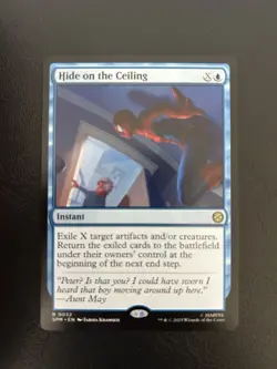 Hide on the Ceiling - Mtg: Marvel's Spider-Man Regular Rare 32 - Image 1