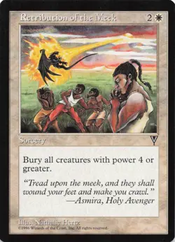MTG - Retribution of the Meek - Visions - Image 1