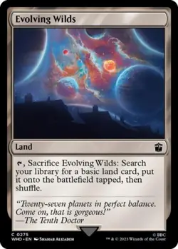 Evolving Wilds - Near Mint MTG Universes Beyond: Doctor Who - Image 1