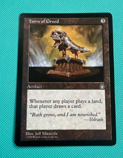 Horn of Greed - Stronghold - MTG - Magic the Gathering - Image 1