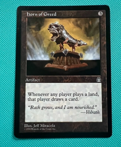 Horn of Greed - Stronghold - MTG - Magic the Gathering - Image 2