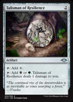 Talisman of Resilience - Light Play MTG Modern Horizons - Image 1