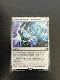 Interdimensional Web Watch - Mtg: Marvel's Spider-Man Regular Rare 165 - Image 1