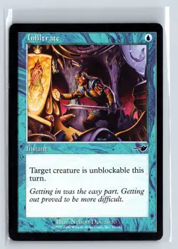 (2x) INFILTRATE - MTG Magic the Gathering Card - Nemesis - Common - Image 1