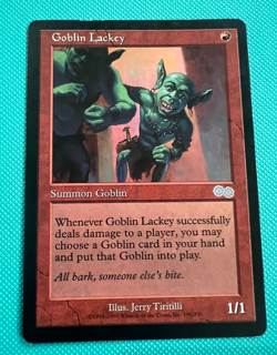Goblin Lackey - Urza's Saga - MTG - Magic the Gathering - Image 1