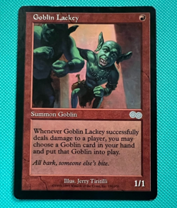 Goblin Lackey - Urza's Saga - MTG - Magic the Gathering - Image 2