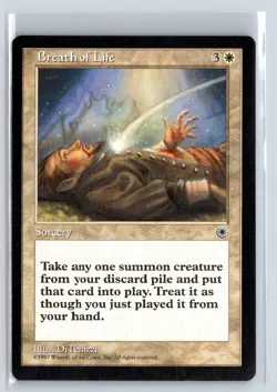 (2x) BREATH OF LIFE - MTG Magic the Gathering Card - Portal - Common - Image 1
