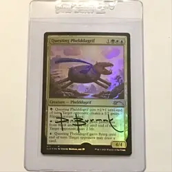 MTG ARTIST PROOF - QUESTING PHELDDAGRIF - SIGNED - MAGIC THE GATHERING AP CARD - Image 4
