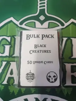 MTG Bulk Pack - 50 Unique Cards - Black Creatures - Image 1