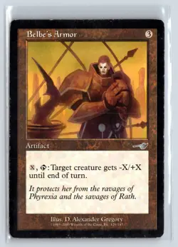 (2X) Belbe's Armor Nemesis Uncommon - MTG Magic the Gathering Card - Image 3
