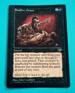 Shallow Grave - Mirage - MTG - Magic the Gathering - Reserve List - Image 1