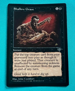 Shallow Grave - Mirage - MTG - Magic the Gathering - Reserve List - Image 2